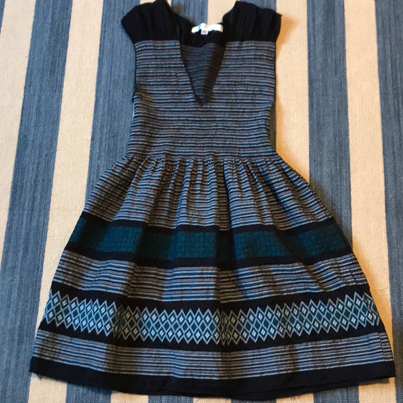 max studio fit and flare dress